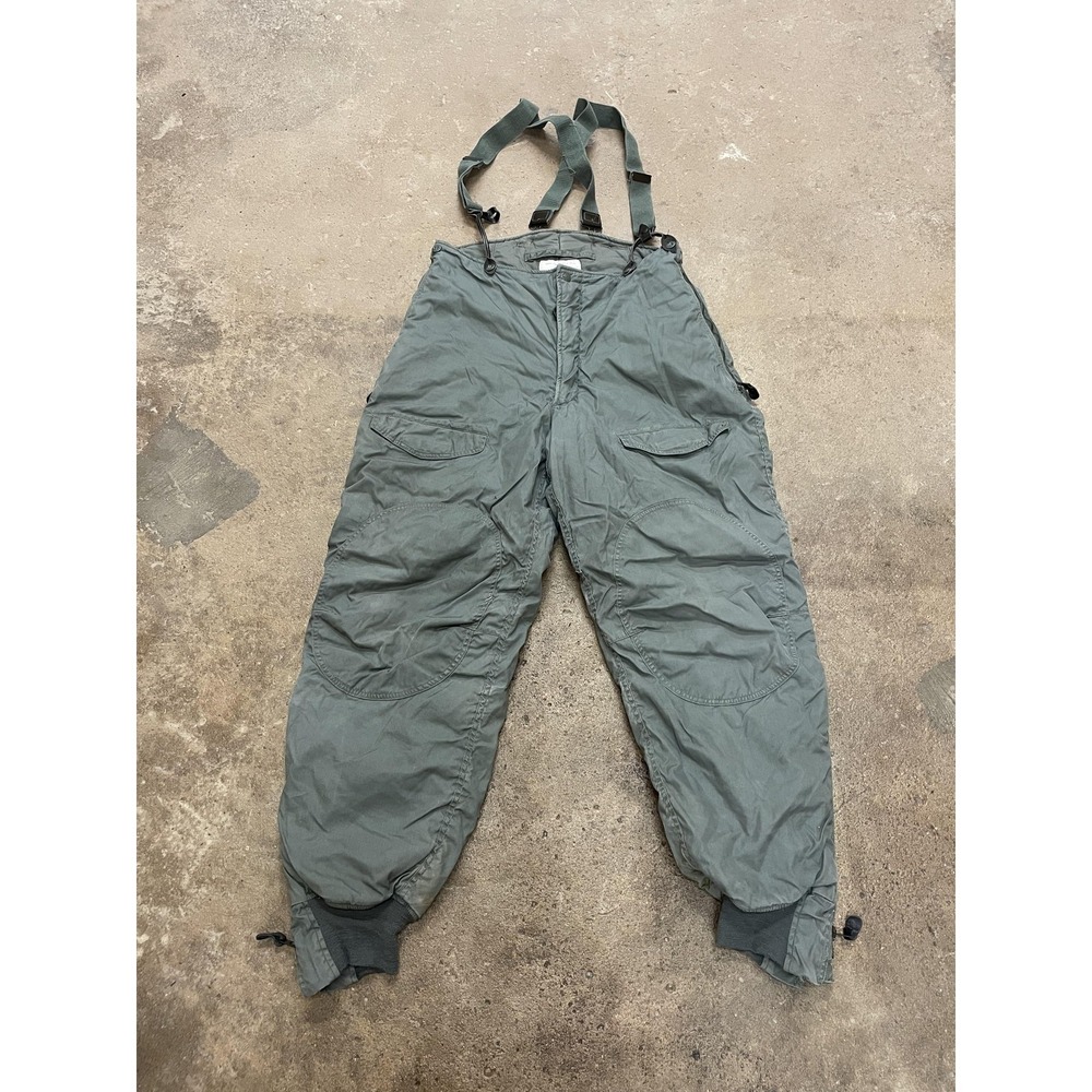 Vintage Army Pants Mens 34x31 Green Extreme Cold Weather F-1B Insulated Trousers